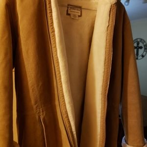 St John's suede coat